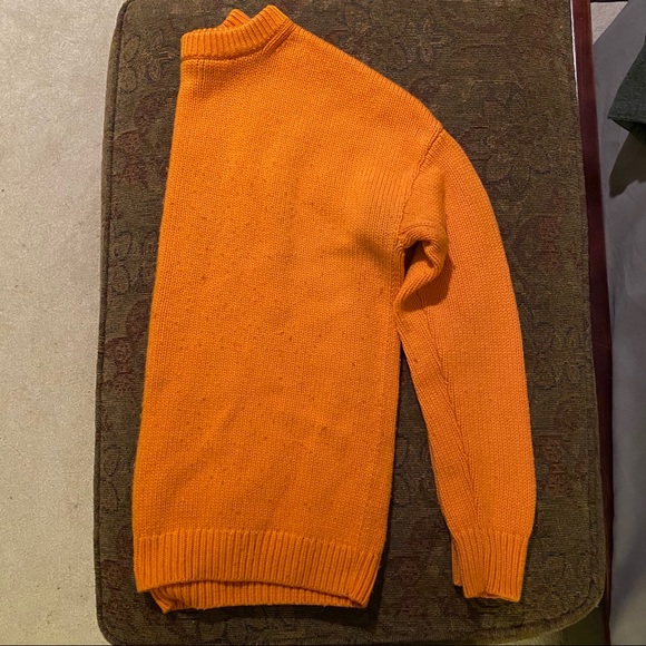 HP 🎉 Something Navy x Treasure and Bond Orange Sweater, USED - Picture 7 of 11